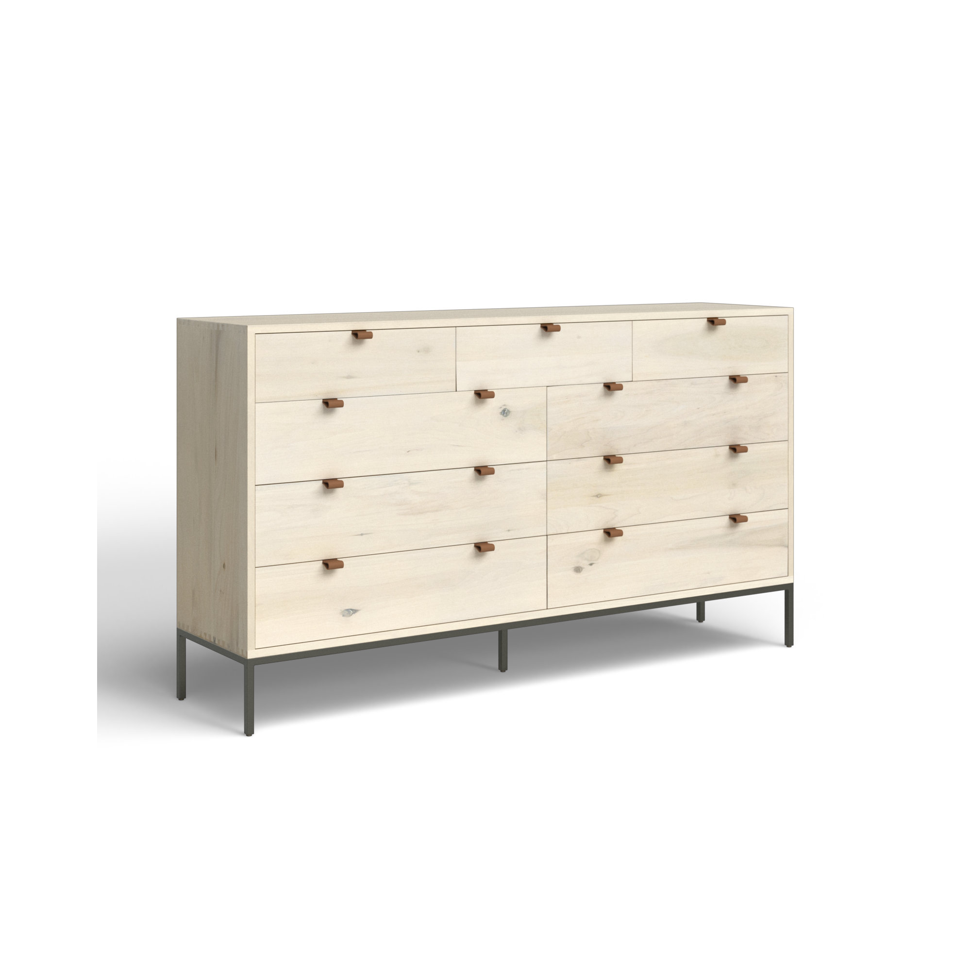 Corso 9 - Drawer Double Dresser, Dove Poplar