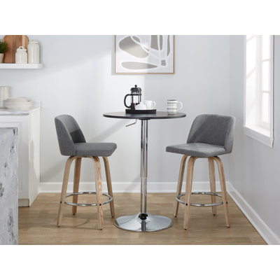 Tabouret de comptoir pivotant de 25,5 po Toriano
