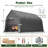 13x20FT Heavy Duty Carport Portable Garage Shed Shelter Outdoor Car Canopy Tent With Roll-Up Door, Wind And Snow Resistant