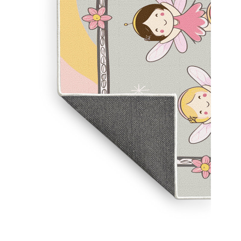 Tapis fantaisie East Urban Home, Rectangulaire 8 pi x 12 pi