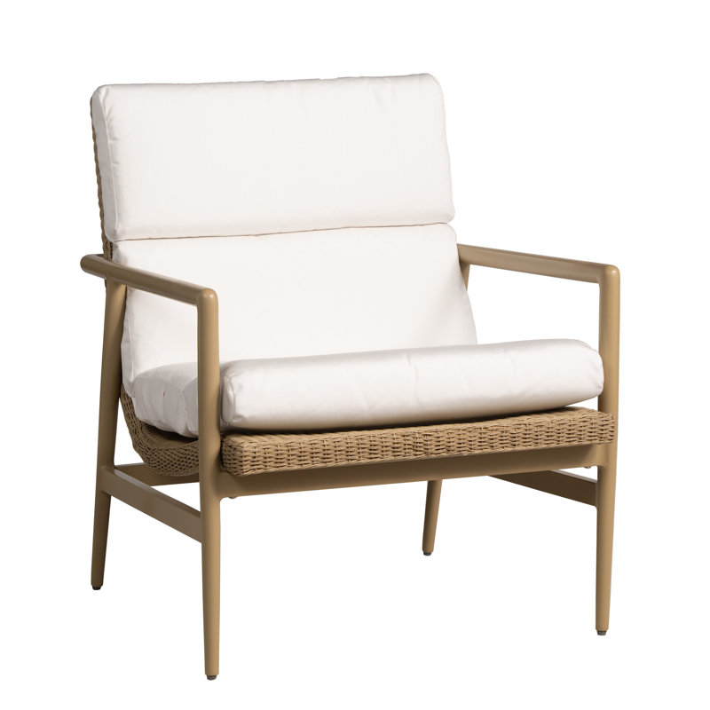 Outdoor Dining Armchair, Hickory