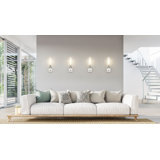 Beau 1 Light Wall Sconce in Brushed Nickel