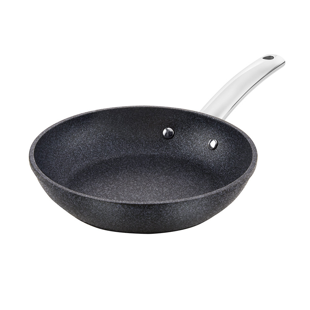 Tower Trustone Induction Frying Pan, Non Stick, Easy to Clean, Dishwasher Safe, Violet Black, 20 - 28cm