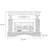 Beige Solid Wood Electric Fireplace