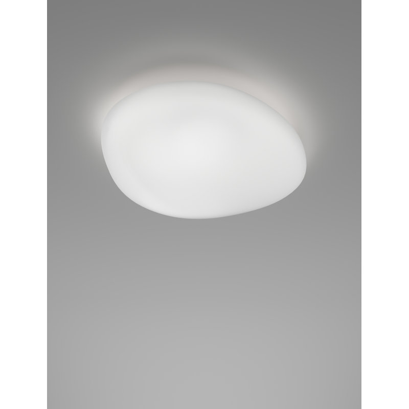 Neochic Ceiling/Wall Lamp G White Matt Glossy White L32gg Ul, 21" H x 20" W x 20" D