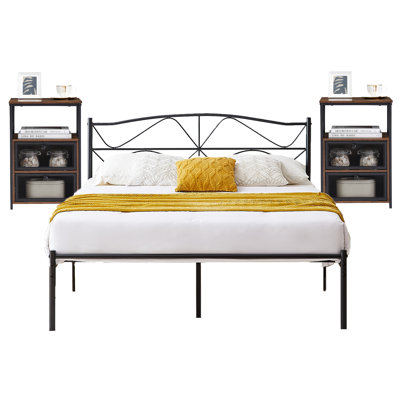 Kempst Steel Piece Bedroom Set