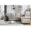 Canapé-lit, canapé-lit gigogne 2 en 1, canapé-lit 6 places, canapé-lit modulaire en forme de L, canapé riveté, grand canapé-lit combiné de 104 po dans le salon