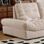 Canapé modulaire beige en polyester-1784737564