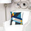 Coussin décoratif 100% coton 20 po x 20 po avec fermeture à glissière 20 po x 20 po