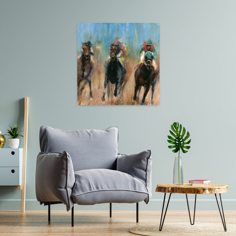 «Run Run Contemporary Horse Art», H 24 po x l 24 po