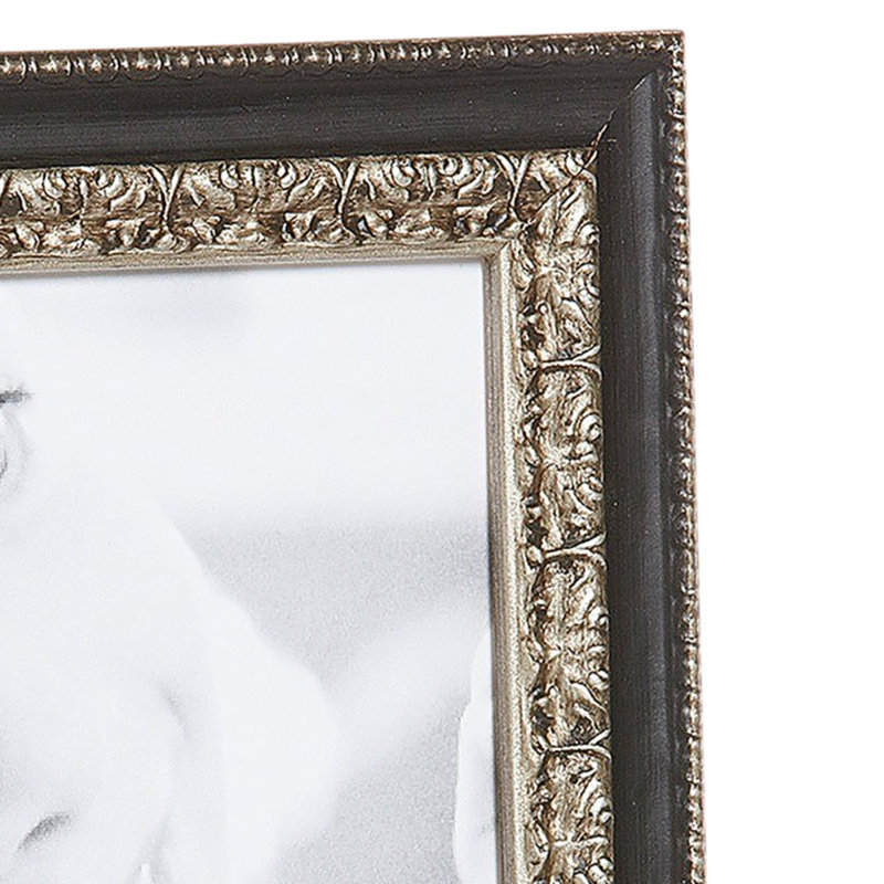 Cadre photo Ruvo, Argent/Noir, 4 po x 6 po