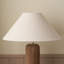 Abirad 28cm H Linen Blend Empire Lamp Shade ( Screw On ) in Beige