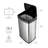 Automatic Touchless Motion Sensor Rectangular Trash Can, 13 Gal,(Black Trim)