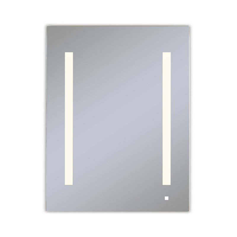 Modern Rectangular Surface Mount Medicine Cabinet with Bluetooth