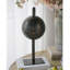 Plateau de sculpture orbe noir et or en fer-2122122214