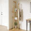 Fegley Solid Wood Freestanding 10 - Hook Coat Rack