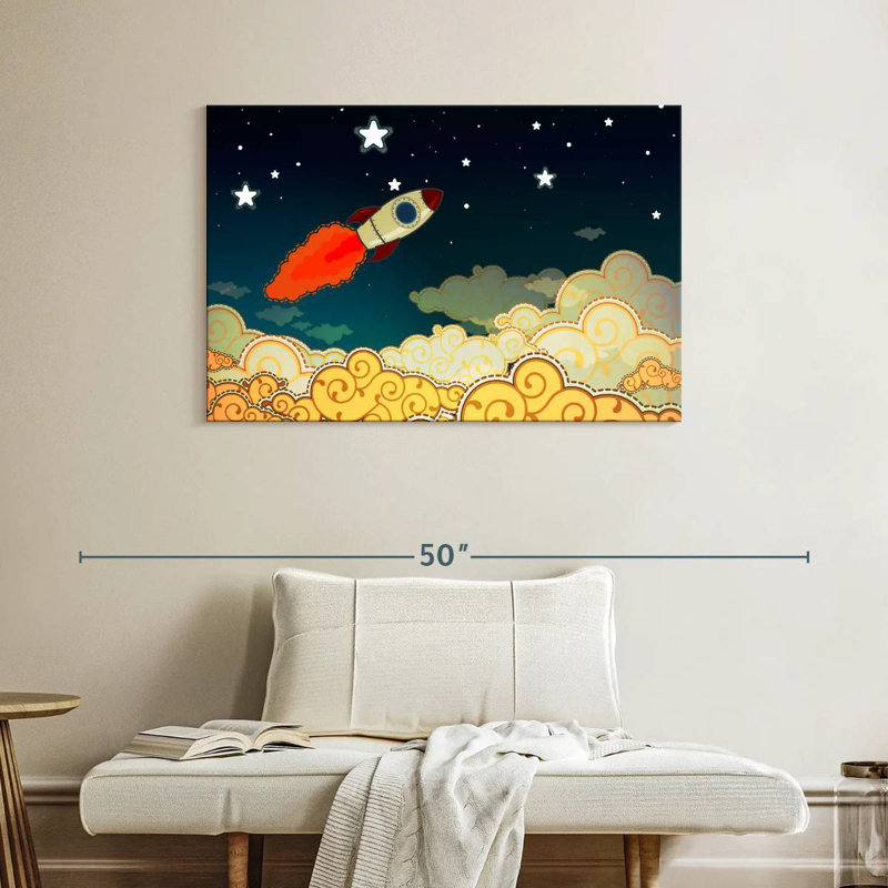 Oberle Cartoon Space Rocket