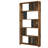 Modern Wall-Mounted Bookshelf, Walnut & Anthracite, 35.4 x 70.9 x 7.9 inches | 100% Melamine Coated Particle Board, Thickness: 0.7 inches | Numerous Shelves, Stylish Design, Perfect for Home or Office Storage-1108598447