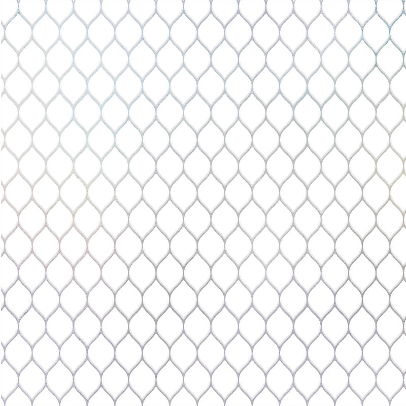 Carreau de mosaïque pelez et collez en aluminium 32 po x 66 po