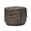 Wildebeest Hide Round Ottoman