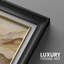Œuvre encadrée de qualité supérieure - impression de paysage abstrait rétro pour décor de salon - 26 po x 36 po-116560160
