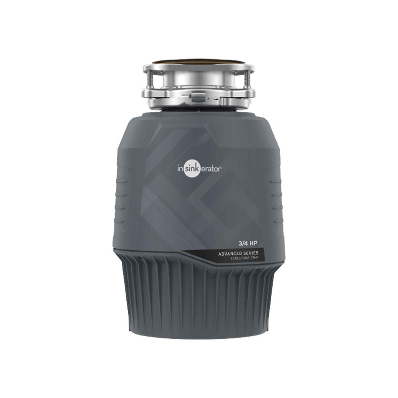 Evolution 0.75HP, 3/4 HP Garbage Disposal, Advanced Series Continuous Feed Food Waste Disposer