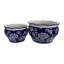 Pots de fleurs traditionnels en céramique pour la décoration intérieure - Jardinière décorative avec motif floral pour jardinières d'extérieur-115098550