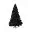 Arbre de Noël articulé noir de 6 pi avec lumières, sapin de Noël avec 920 branches et 280 lumières DEL changeantes avec 11 modes d'éclairage, décoration des Fêtes pour la maison, le bureau et l'école-2044106185