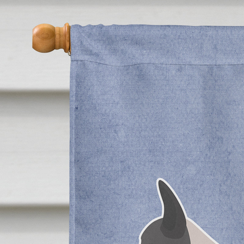 Polyester 2 côtés 40 x 28 po welcome drapeau maison, Malinois