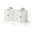 Meuble-lavabo double 66 po blanc antique-1108507116