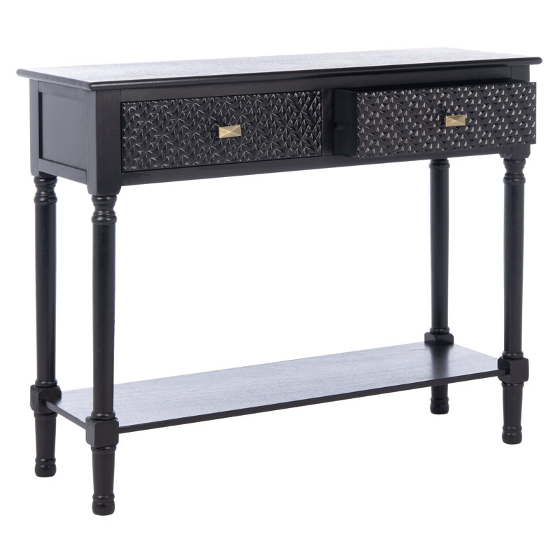 Peters 35.5'' Console Table, Black