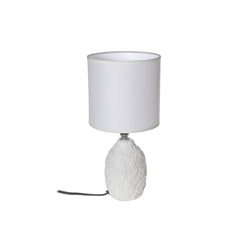 Ih Casadecor Ceramic Table Lamp, White, White