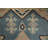 Stylish Blue Diamond Patterned Oriental Runner Rug 3x12