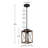 Gracela 1 - Light Lantern Rectangle Pendant-1286140100-1233750035