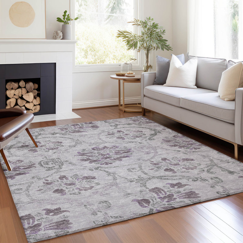Tapis intérieur / extérieur Sossio avec envers antidérapant, Rectangle 2 pi 6 po x 3 pi 10 po