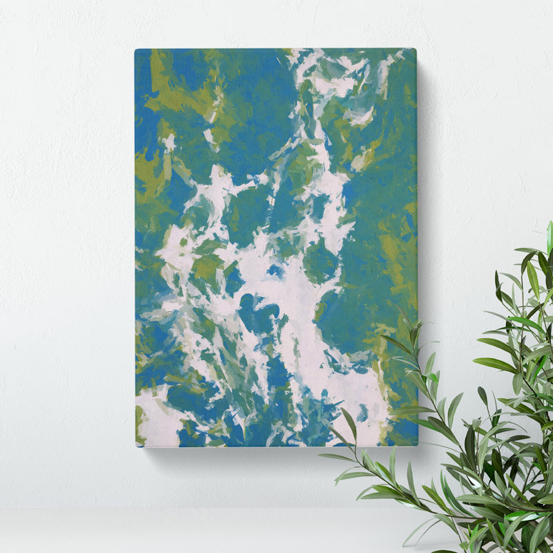 Chasing Eternity Abstract - Wall Art, Wrapped Canvas, 76cm H x 50cm W x 3cm D