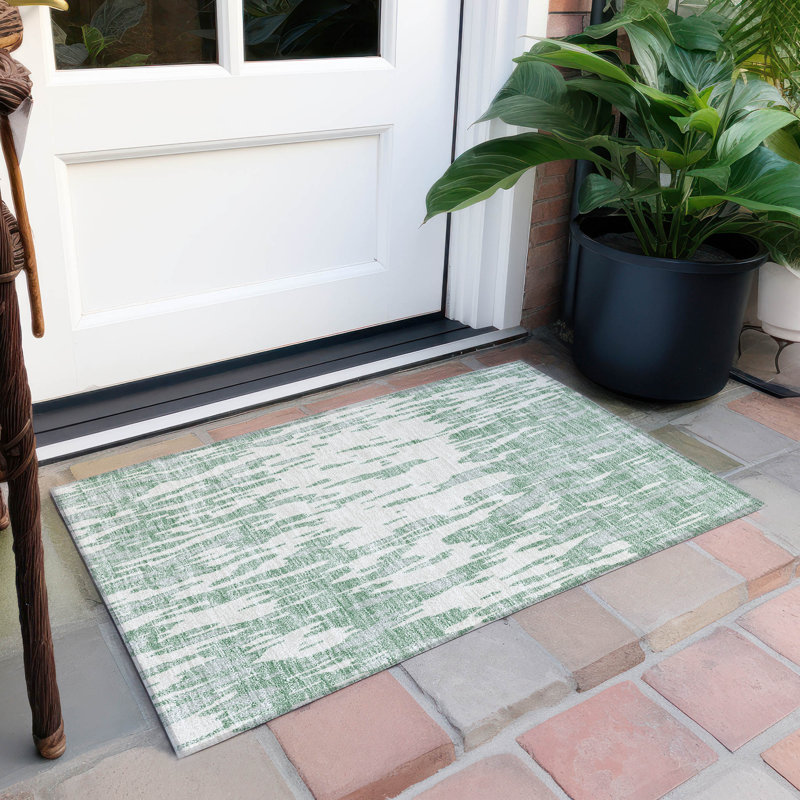 Tapis rectangulaire Aleighna avec envers antidérapant, Rectangle 1 pi 8 po x 2 pi 6 po
