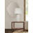 Natash Glass Top End Table