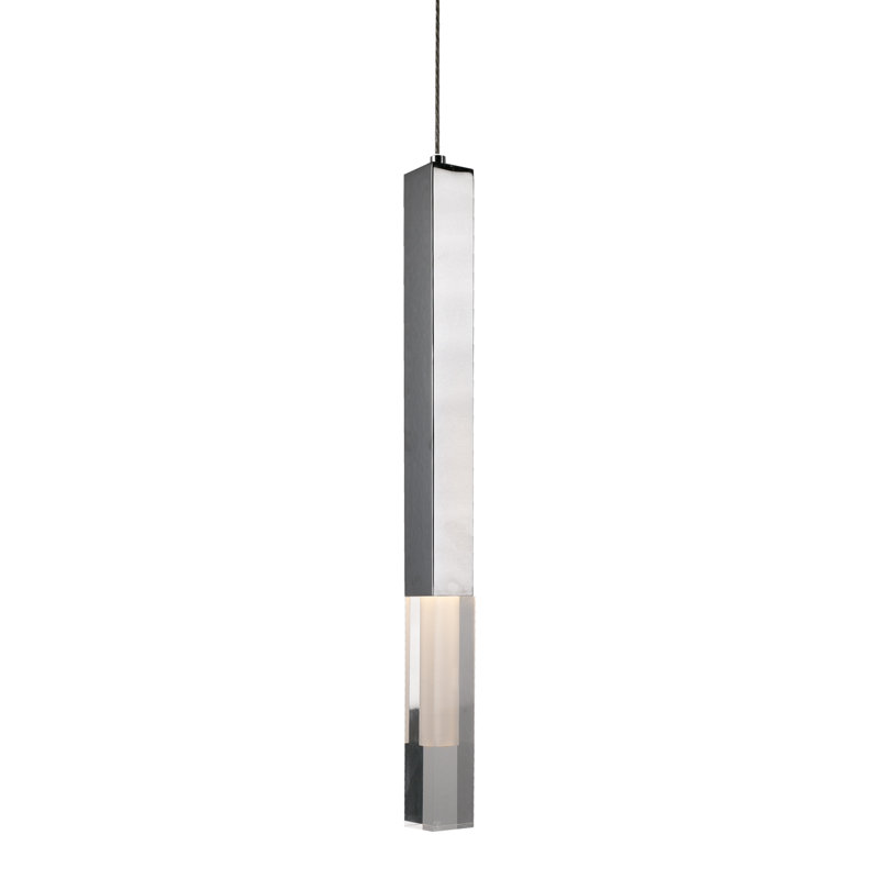 Martelo LED Pendant, 21.375" H x 4.75" W x 4.75" D