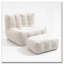 Fauteuil à billes rembourré avec repose-pieds-2063047330