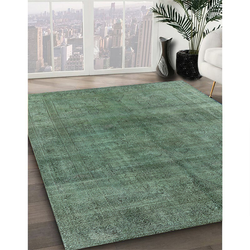 Ahnylah Geometric Indoor Rug, Round 8'