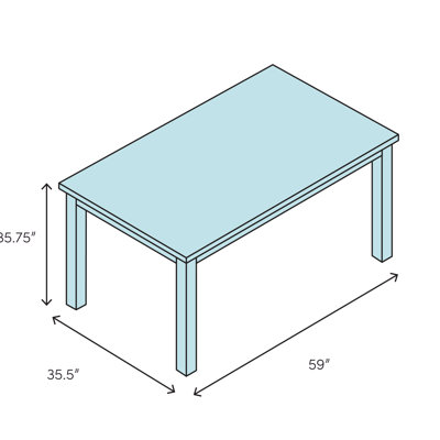 Blondell Solid Wood Base Dining Table