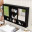 Armoire à miroir haute définition avec tablettes réglables et charnières à fermeture douce-1191264473