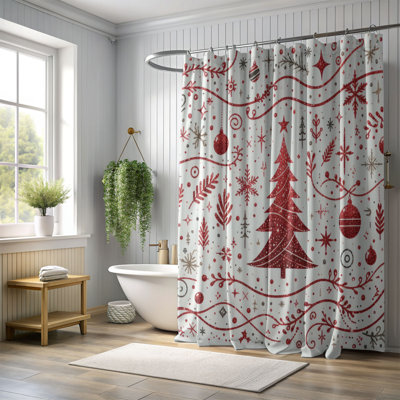 Glitter Wonderland - 1 Piece Standard Shower Curtain