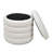 Neroli Upholstered Round Storage Ottoman-114572846