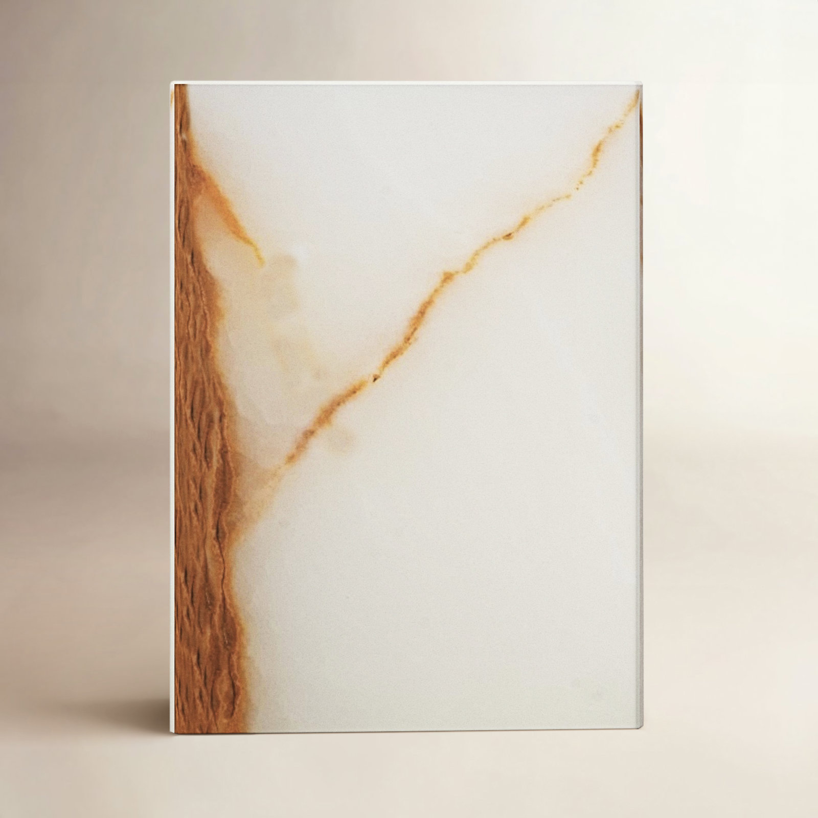 Graciela Marble Tumbler, Onyx Brown