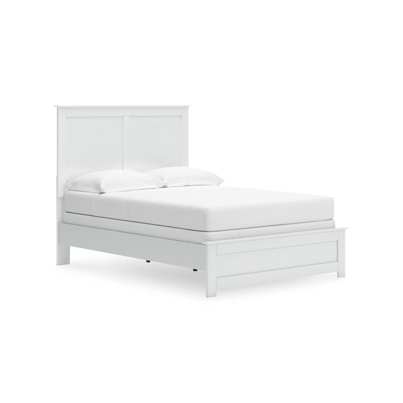 Wagner Full Panel Bed, Full, White