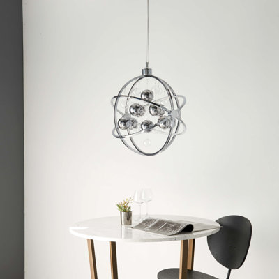 Sylvain - Light Chrome LED Sphere Pendant
