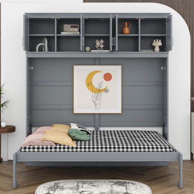Sharon Murphy Bed Wall Bed with Top Cabinets