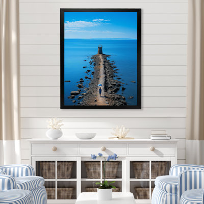 «Coastal Seaside Stroll I» sur toile